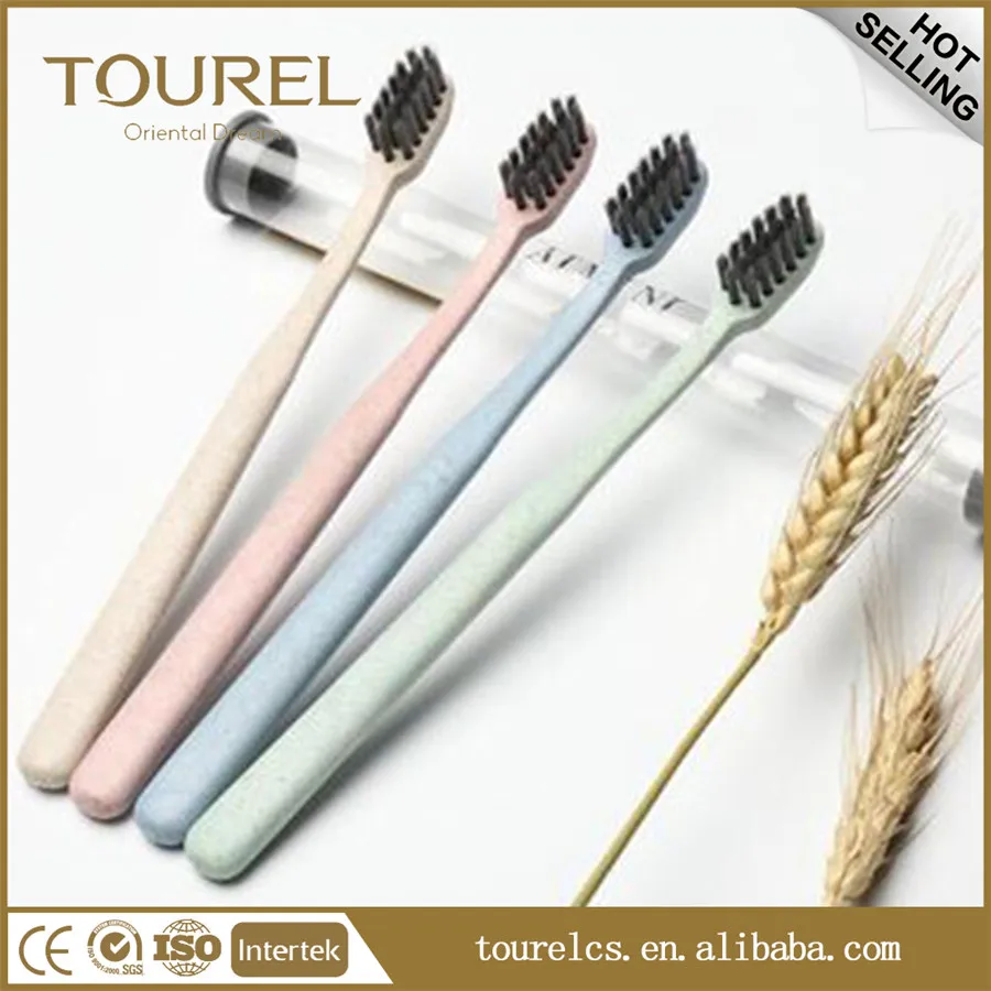 Brosse à dents jetable avec dentifrice, articles d'hôtel écologiques