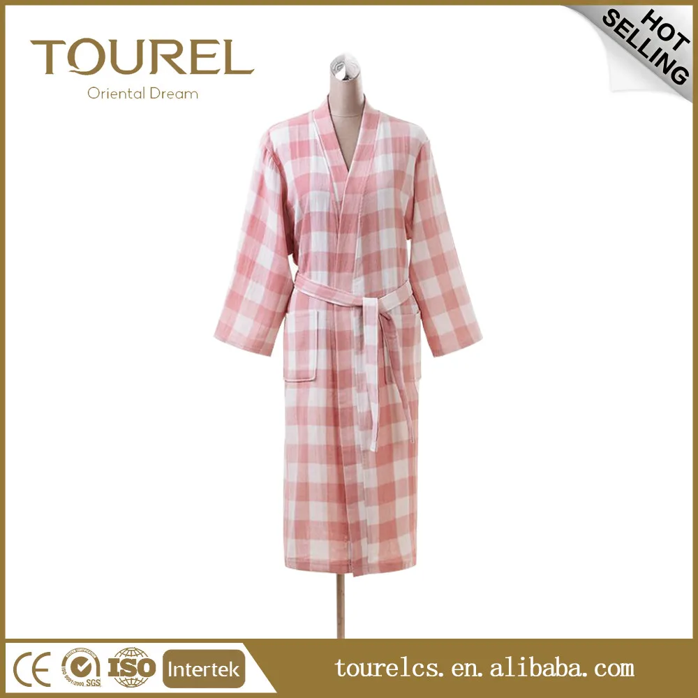 Welcome Wholesales Super Absorption Organic Cotton Bathrobe For Hotel