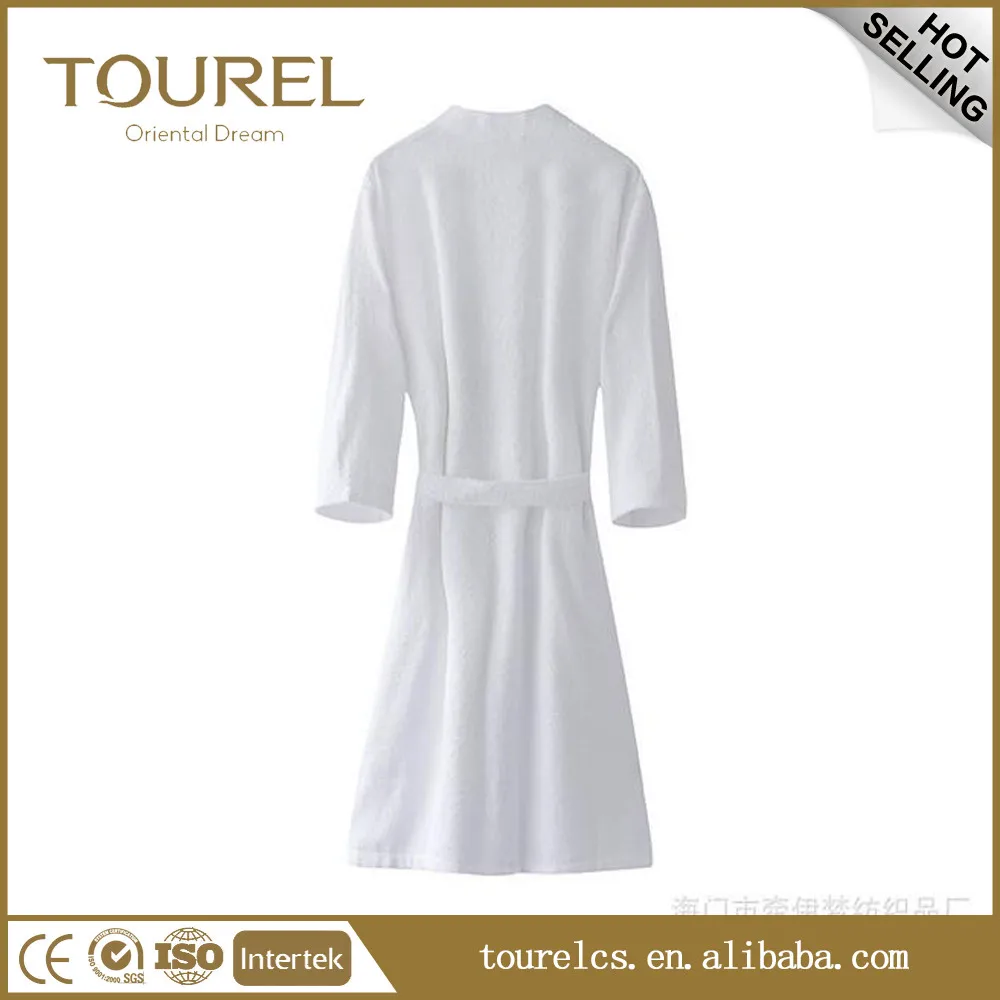 Welcome Wholesales Super Absorption Organic Cotton Bathrobe For Hotel