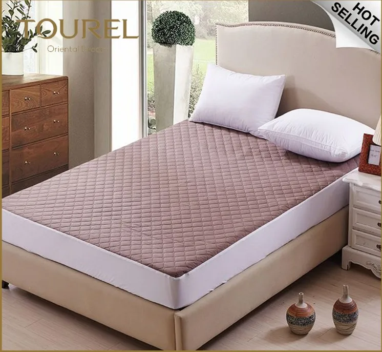Housse de matelas en fourrure Ensemble de literie Housse de matelas à fermeture éclair Protège-matelas imperméable