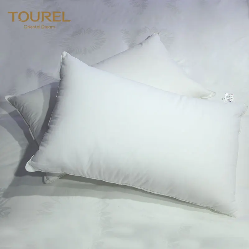 Wholesale Bed Pillow Supplier Cheap White Polyester Microfiber Filling Pillow For Hotel/hospital/home