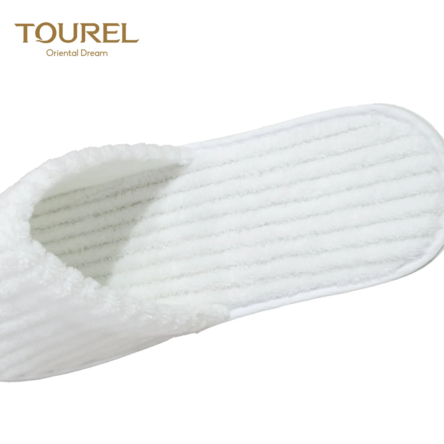 Chaussons jetables de luxe à rayures en molleton corail à prix de gros bas, semelle en EVA, écologiques, pour hôtel, spa, mariage, pour invités, divers modèles