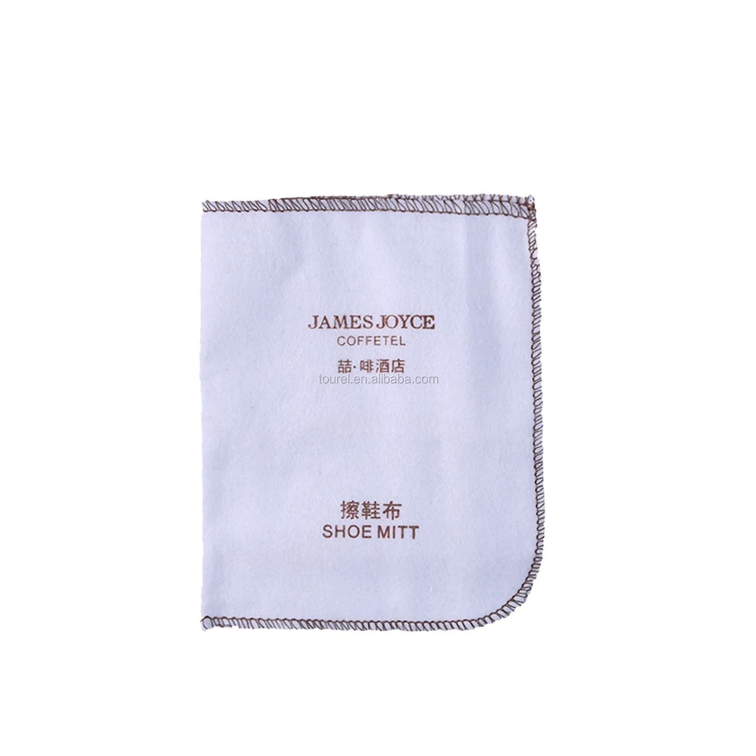 White Shoe Shine Mitt,Shoe Shine Cloth,Shoe Shine Sponge For Hotel
