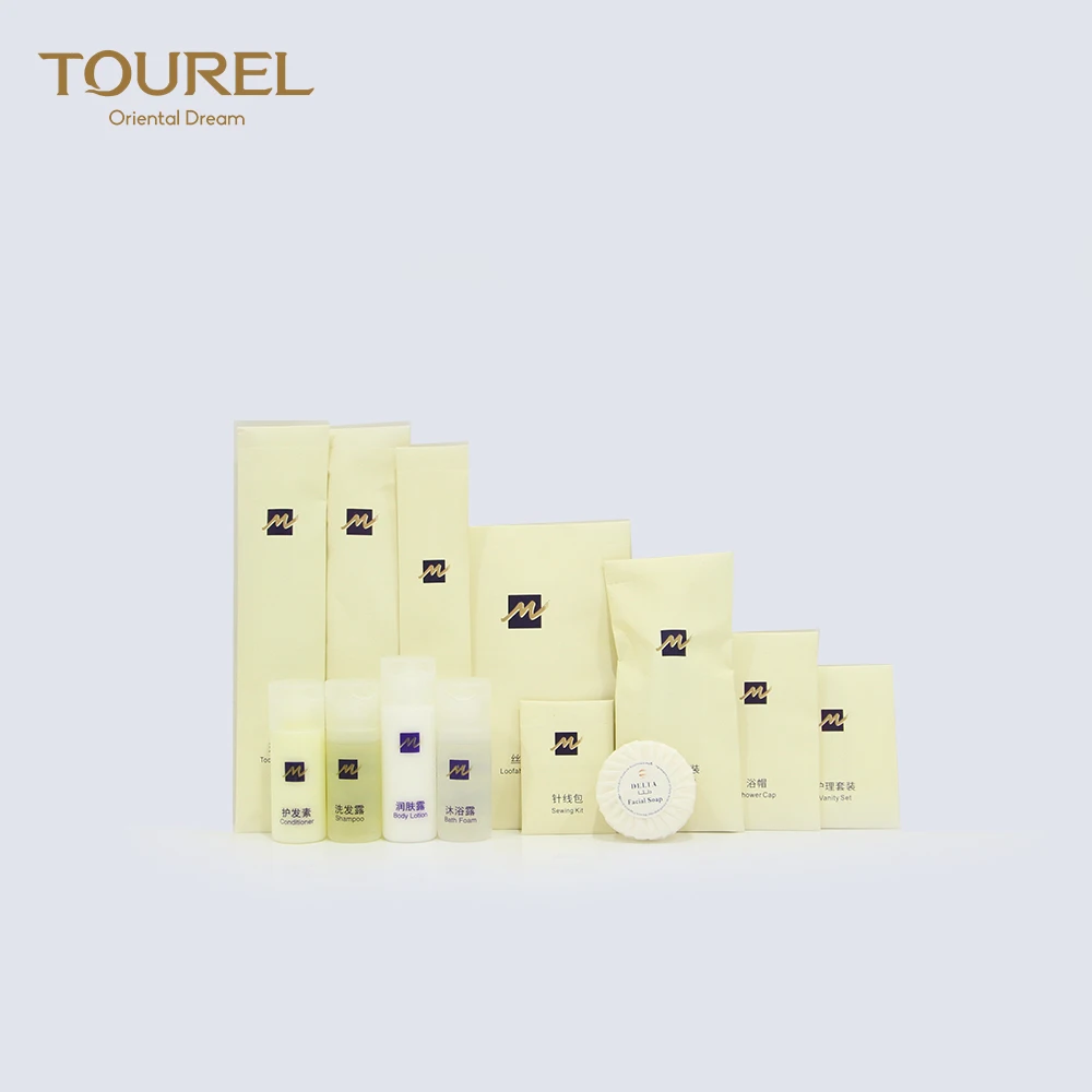 Tourel คุณภาพชั้นหนึ่ง SGS รับรอง มีดโกนหนวดแบบใช้แล้วทิ้ง พร้อมชุดอุปกรณ์ห้องน้ำโรงแรมฟรี