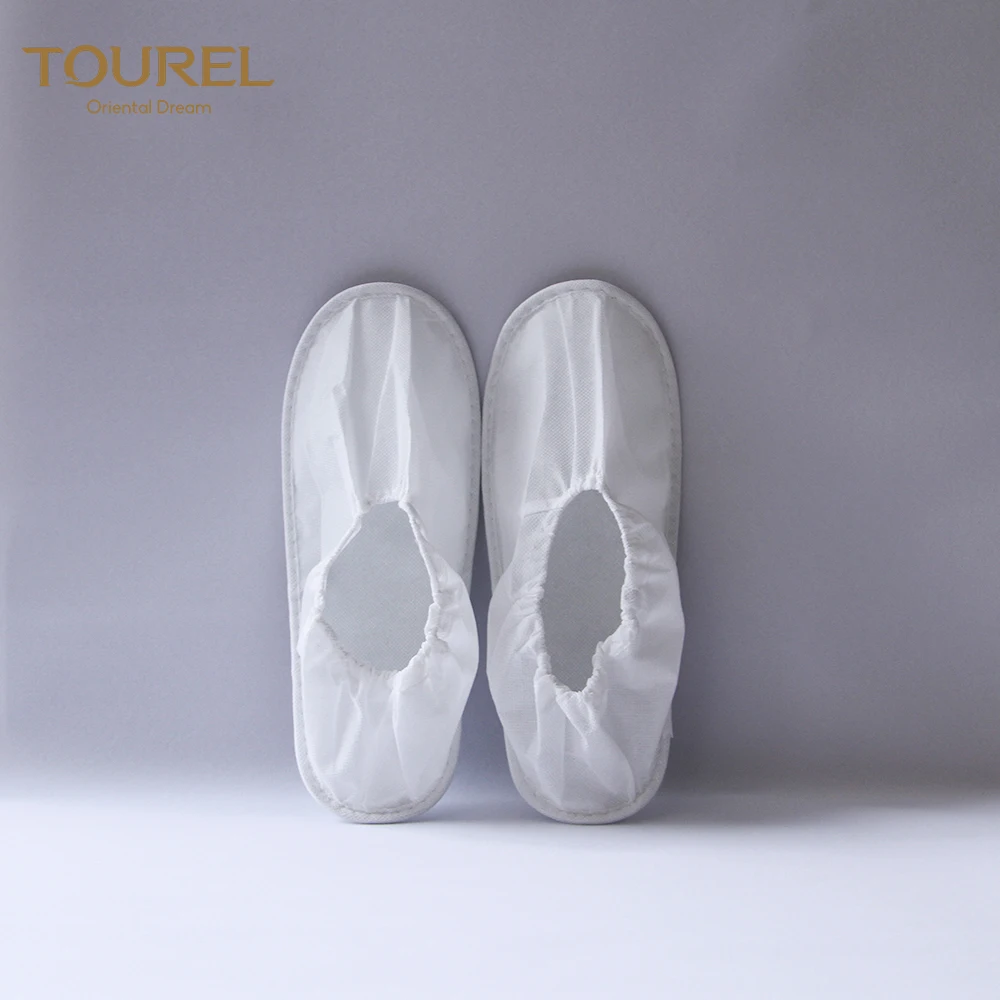 Muestra Gratuita Venta al por Mayor Zapatillas para Paciente de Hospital Desechables de Tela No Tejida
