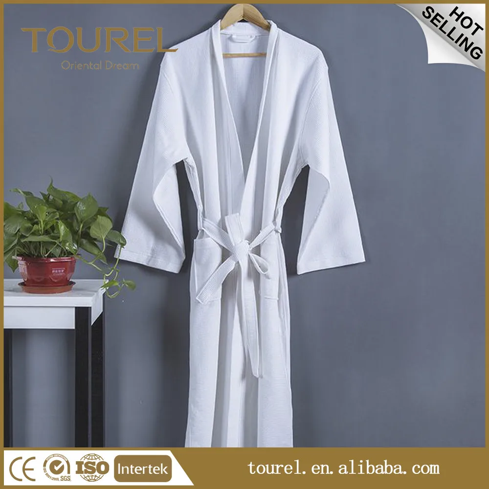 China Cheap White Velour Bathrobes 5 Star Hotel Bathrobes