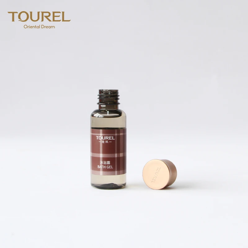New Arrival Hotel Toiletries Green Tea Hotel Bottles Shampoo / Bath Gel / Conditioner / Body Lotion 30ml
