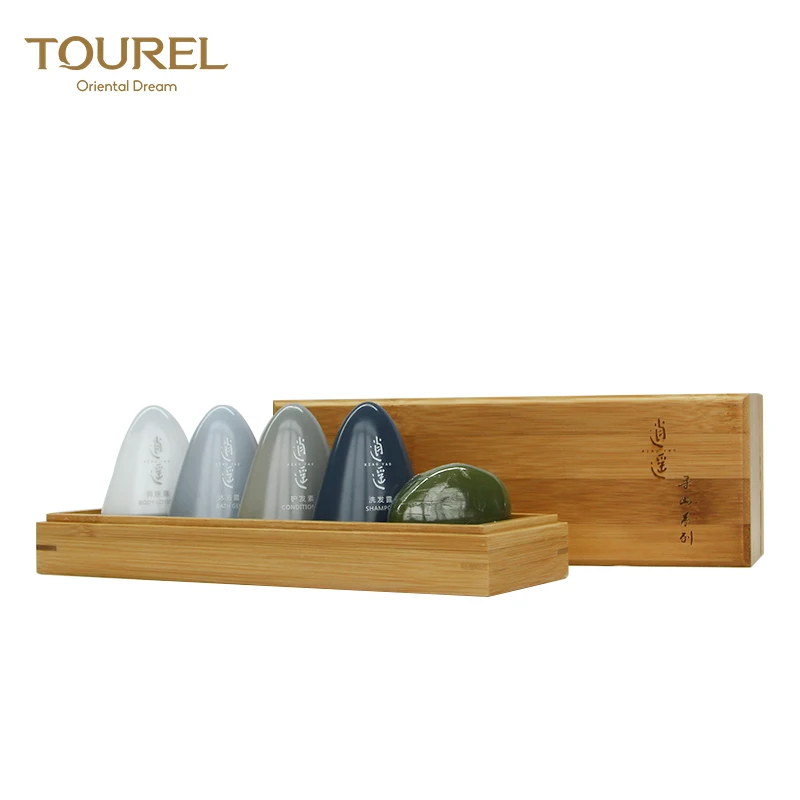 Wholesale Professional Eco-friendly Hotel Amenities Set 5 Star Luxury Biodegradable Supplies