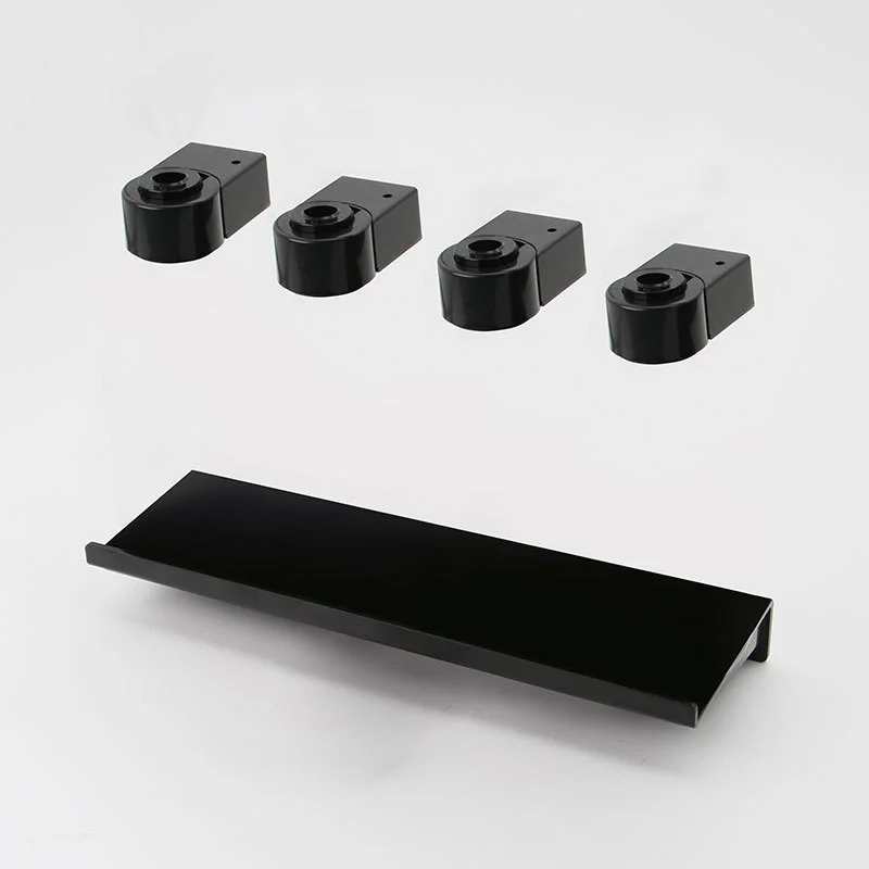 Hotel-grade Wall Mount Shower Gel And Shampoo Rack Plastic Storage Bracket For Bathroom Toilets