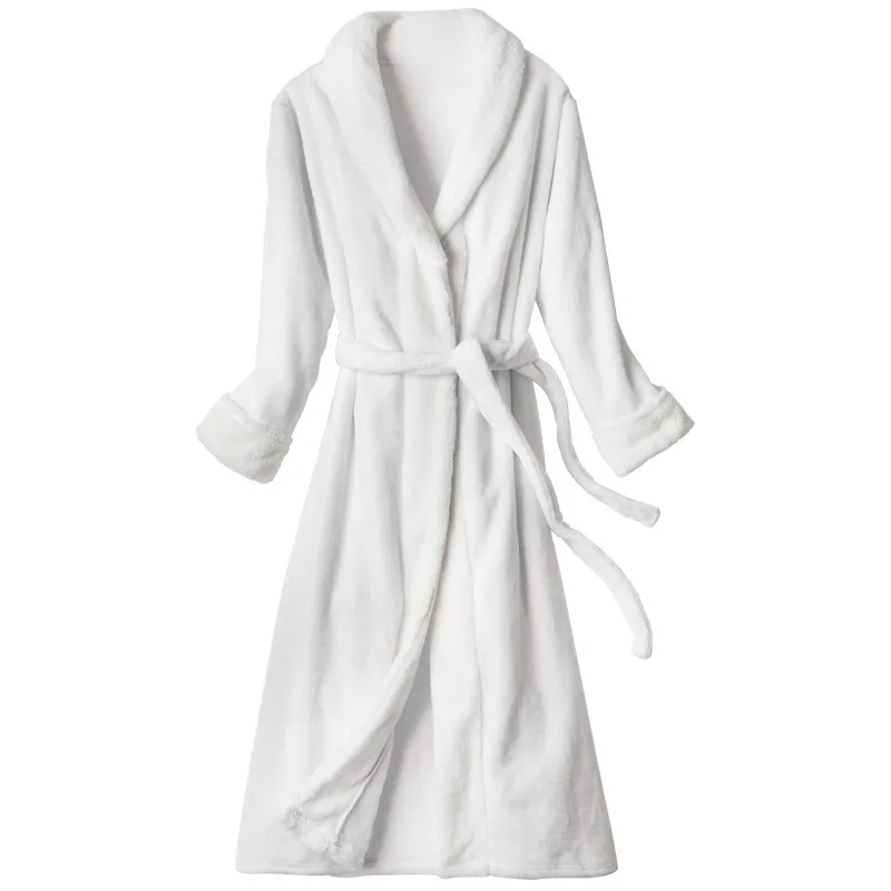 Wholesale Luxury Promotional Custom Wedding Bride Lady Spa Towel Winter Disposable Hotel Terry Turkish Cotton Bathrobe