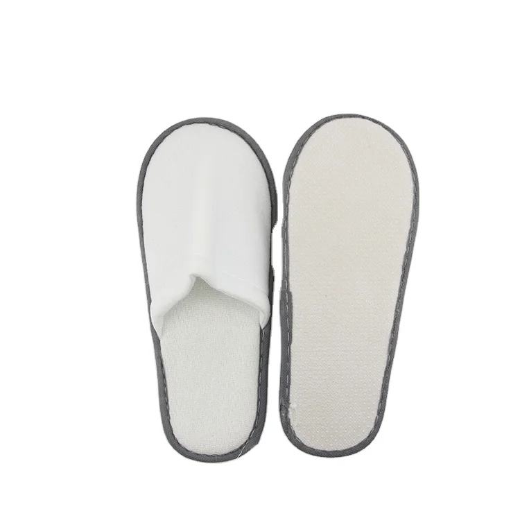 Luxury High Quality Custom Women Nap Cloth Waffle Flip Flop Slippers Fluffy Indoor Handmade Eve Hotel Disposable
