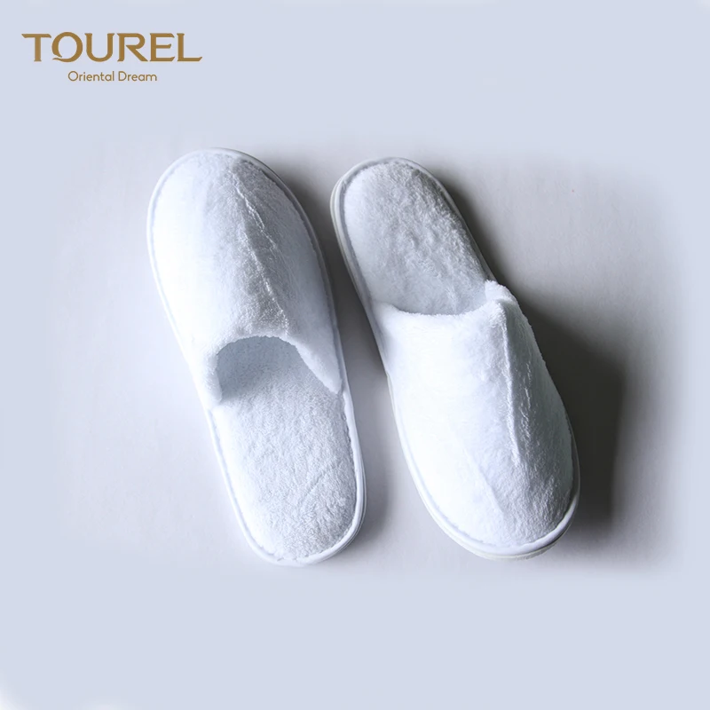 Luxury Custom Hotel Linen Terry Cloth Bath Robes Wholesale Cotton House Slippers For Women Sexy Indoor Slipper For Winter