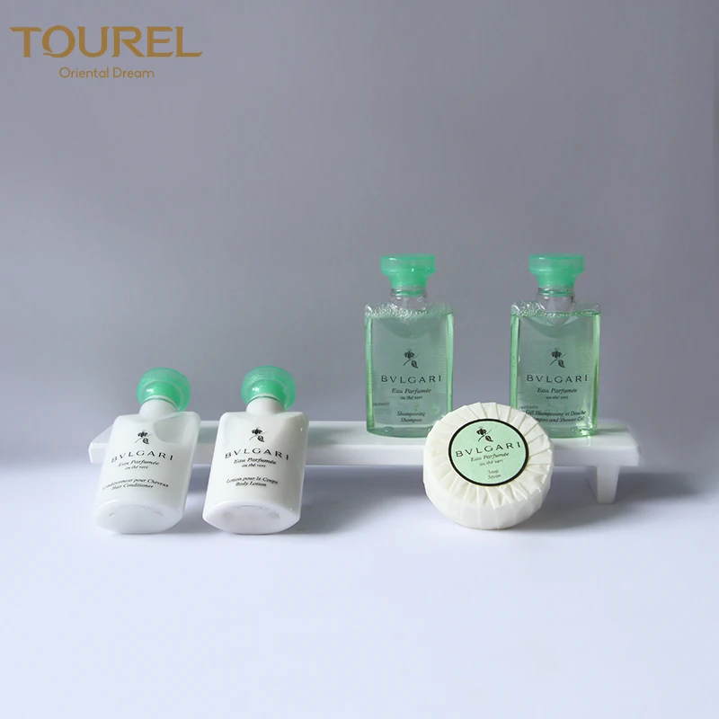 High Quality 5 Star Cheap Yangzhou Bathroom Supplies Luxury Disposable Shampoo Bottles Hotel Amenities Kit