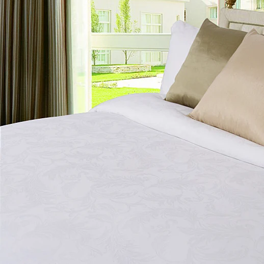 White Japan Fabrics Indonesia 100 Hotel Linen Sheet Thick Cotton Bed Sheets For Luxury Hotels