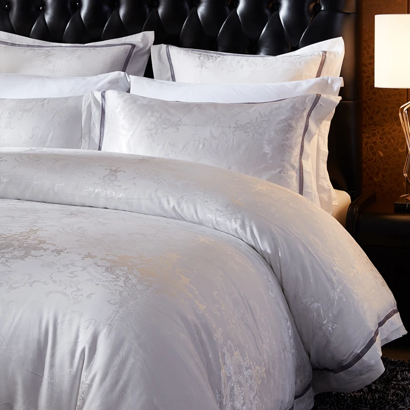 Hilton Bedding Comforter Cover 60s 100% Cotton Egyptian 1/3 Cm Striped Pattern Simple Woven 300tc 4-piece Eco-friendly Cheap Bed