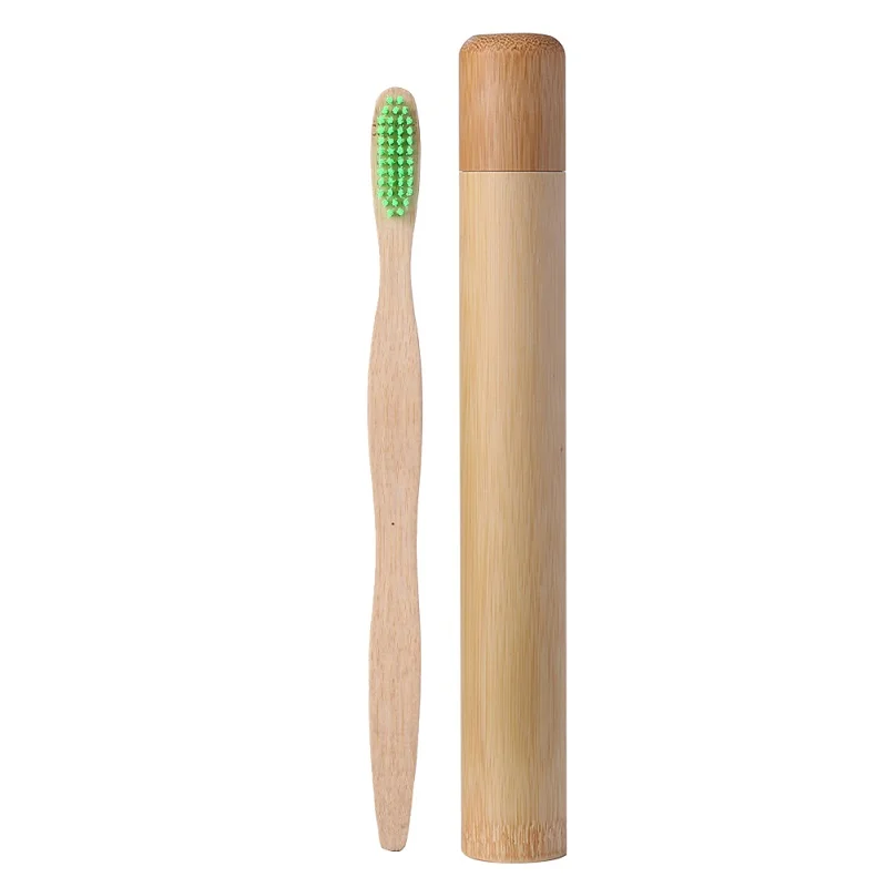 Porta Cepillos de Dientes de Bambú Ecológico Desechable de Bajo Costo para Artículos de Baño, Nuevo Estilo 100% Ecológico, Proveedor Chino de Materia Prima Suave