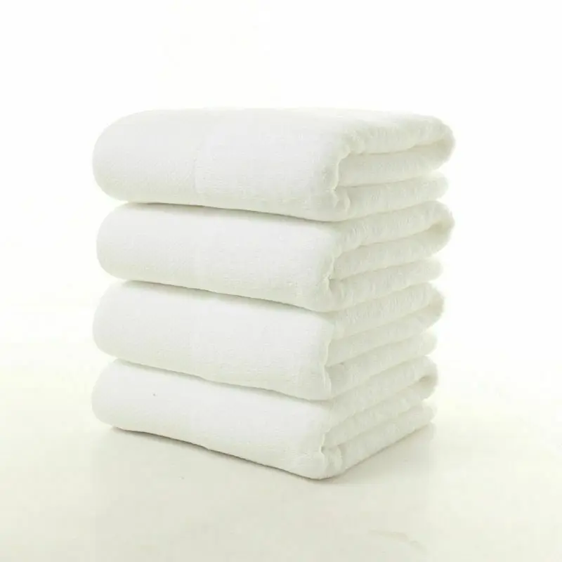 Ensemble de serviettes de bain éponge 100 % coton de haute qualité en gros, fabriqué en Chine et serviette de plage, piscine et spa personnalisée en lin 30*60 pour hôtel