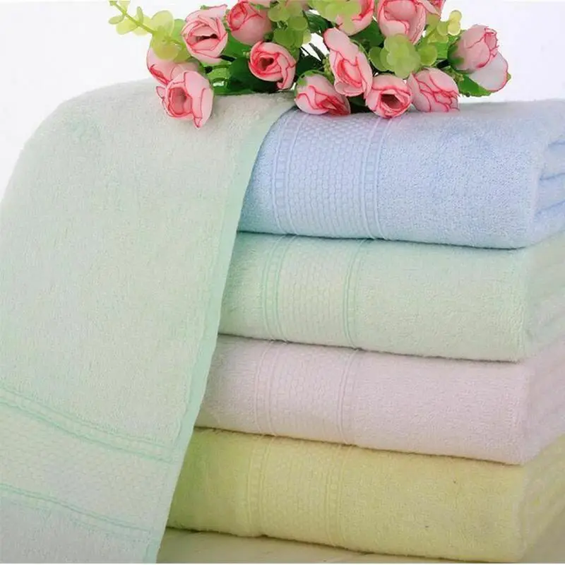 Ensemble de serviettes de bain éponge 100 % coton de haute qualité en gros, fabriqué en Chine et serviette de plage, piscine et spa personnalisée en lin 30*60 pour hôtel