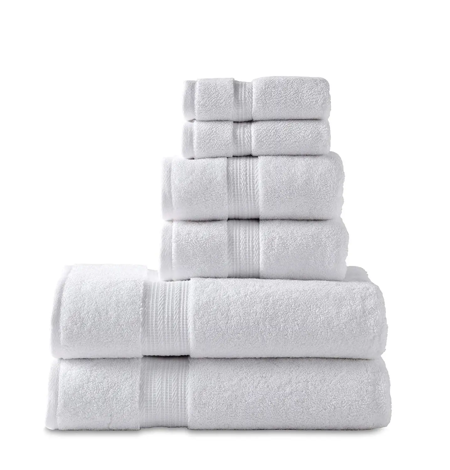 Conception de Logo Personnalis&eacute; de Haute Qualit&eacute; Collection Main Visage Sol Pied 32s Jacquard 100 % Coton Turc Tissu &Eacute;ponge Serviette de Bain d'H&ocirc;tel