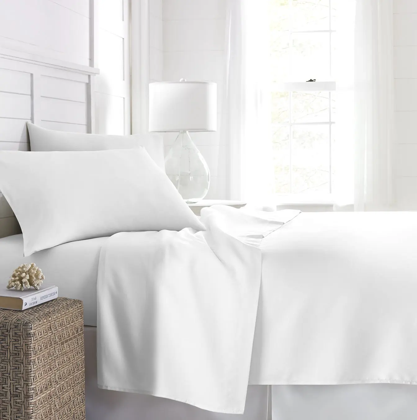Oem 5 Star Sheet Collection Fine Linens For Queen King Size Luxury Wash Pure White Used 60s Cotton Linen Hotel Bed Sheet