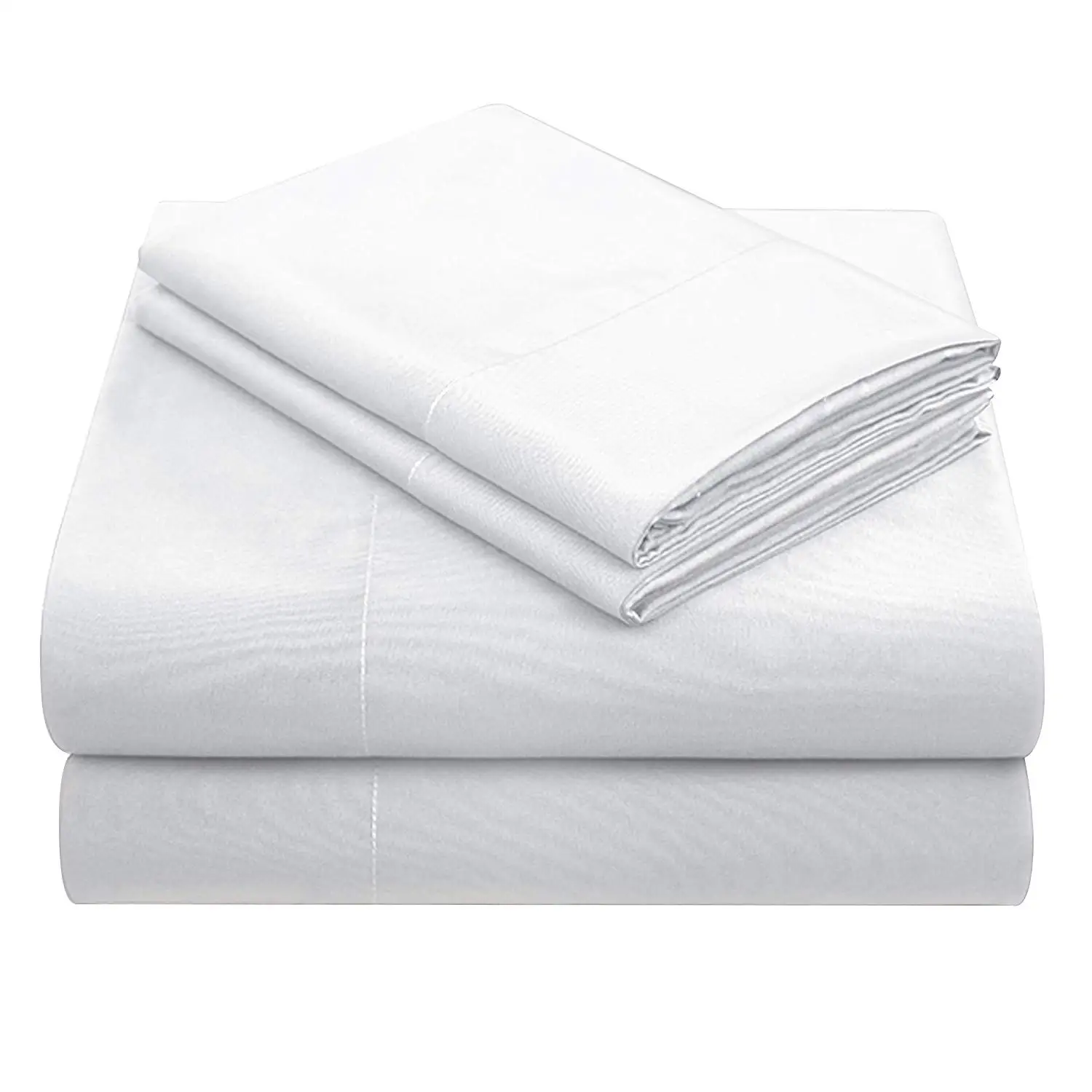 High Thread Count Fabric King Size Custom Made Egyptian Cotton Sheets China Market Weighted Hotel Bed Wholesale Bed Sheet